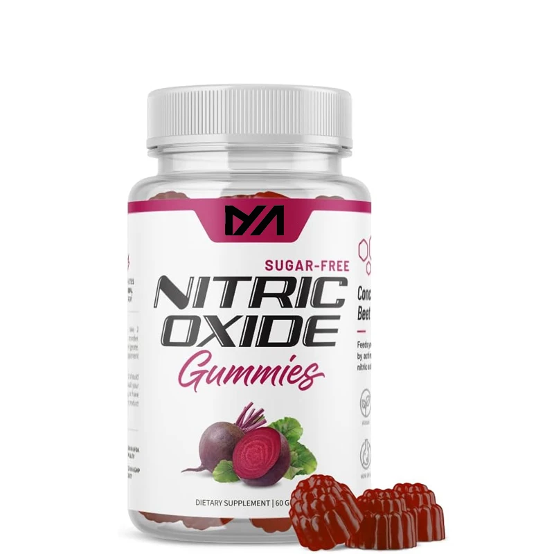 Sugar free nitric oxide beetroot gummies - heart health, energy enhancement, circulation, beetroot nitric oxide booster