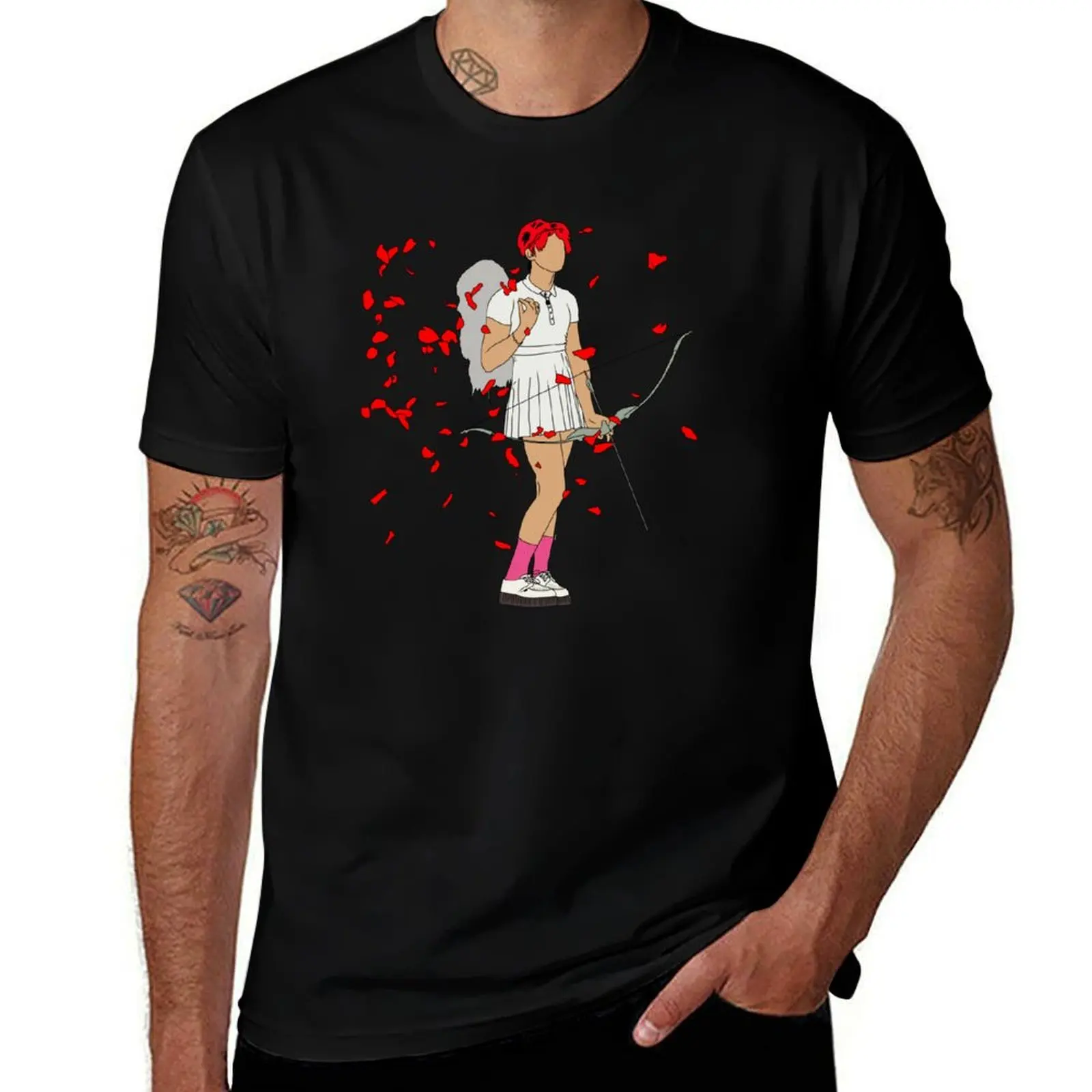 Yungblud cupid T-Shirt Soft Basic Cotton Short Sleeve Tee T-Shirt