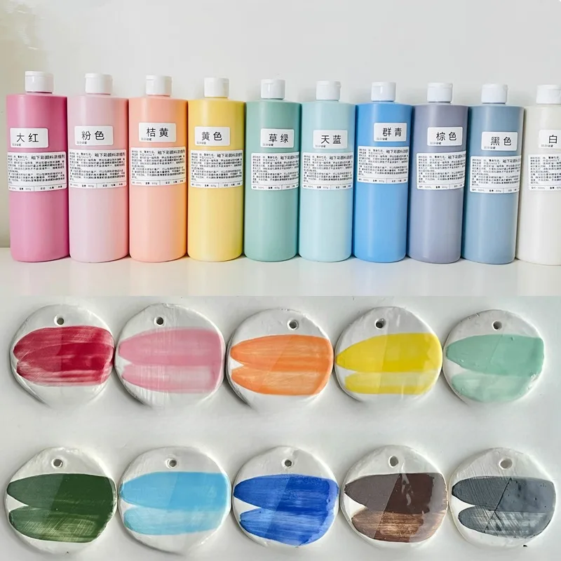 

500 мл керамический подглазурный пигмент, средняя температура ниже 1260, углощающий агент, сделай сам, керамическая живопись, декоративный пигмент