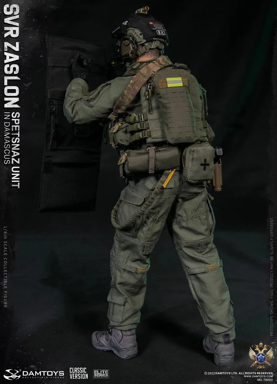 DAMTOYS DAM 78093 1/6 Soldier Doll Russiam SVR Zaslon in Damascus Classic Version Full Set 12'' Action Figure Toy In Stock