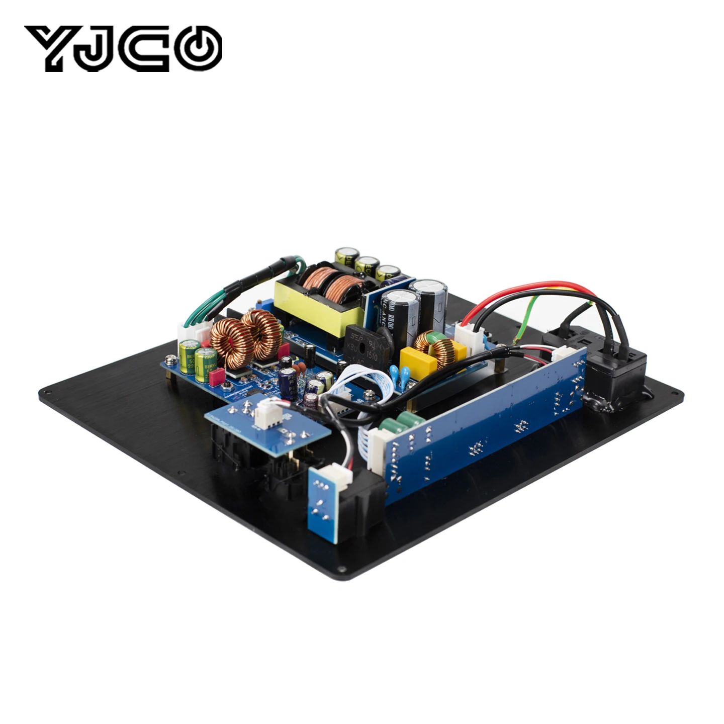 YJCO HIFI Leistungsverstärker-Platine TPA3255 300W Aktive Lautsprecher Subwoofer mit RCA XLR Eingang AC-220V Verstärkerplatine für Audiogeräte