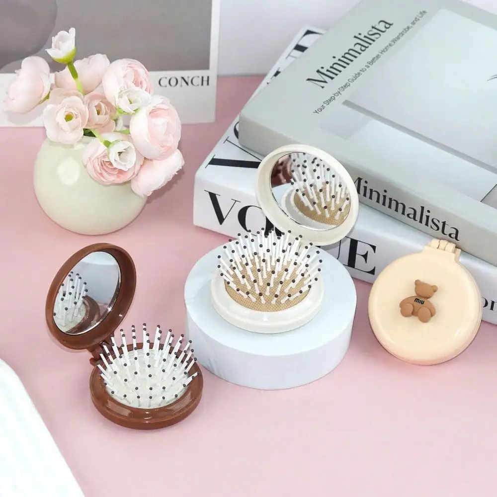 

1 Piece Cute Solid-Color Pentagram Air Cushion Massage Comb, Anti-Static Scalp Massager Brush, Portable Travel Detangling & Hair Styling Tool