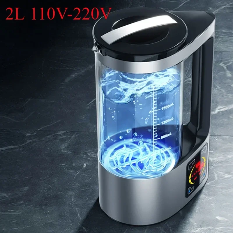 

Hydrogen Rich Electric Kettle Healthy Hydrogen-rich Generator Electrolysis Water Heating Machine 2L for English Manual