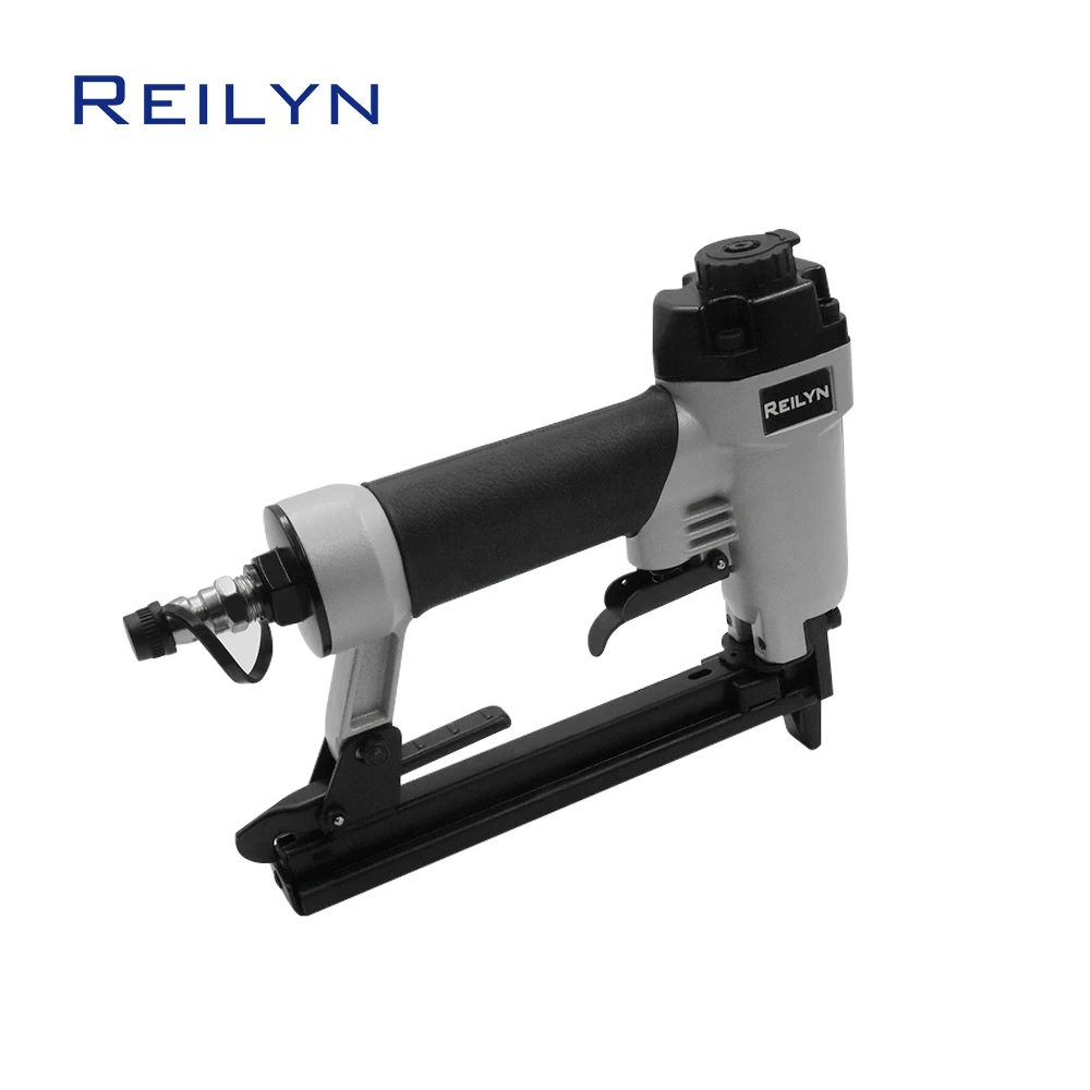 Reilyn Air Stapler 1013J 20GA Pneumatic Nail Gun 5-13mm Nails For Sofa Wooden Fence Floor Woodworking Furniture Decoration Tools