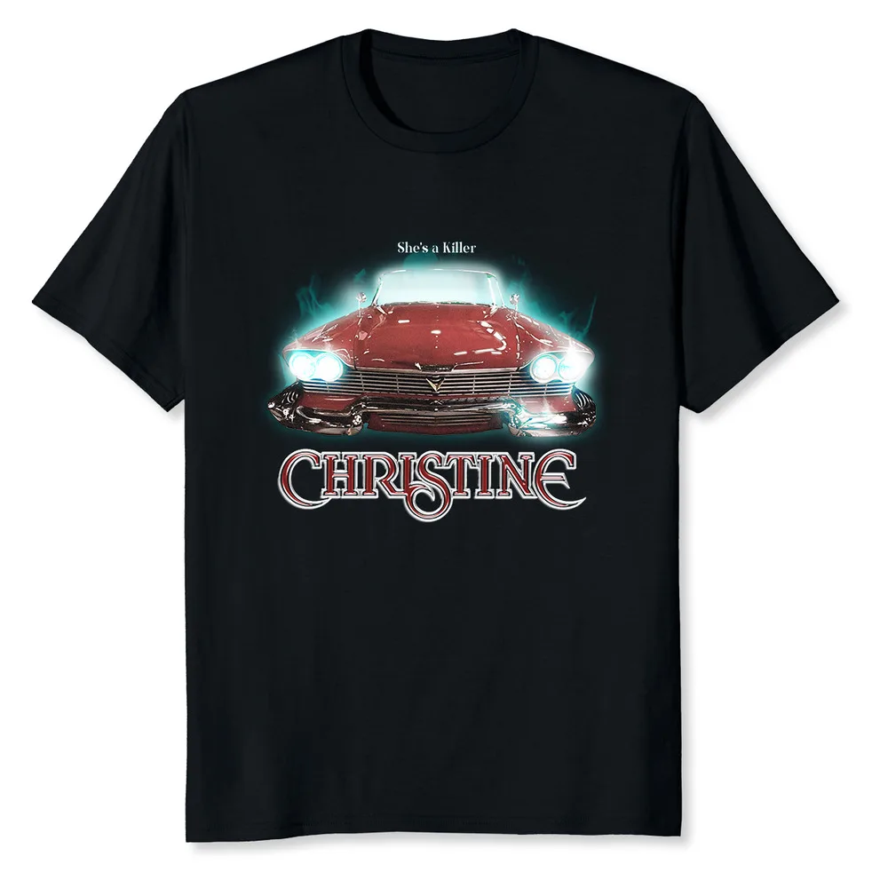 Movie Car Christine She's A Killer T-Shirt Unisex T-shirts Cotton Luxury brand vintage oversized