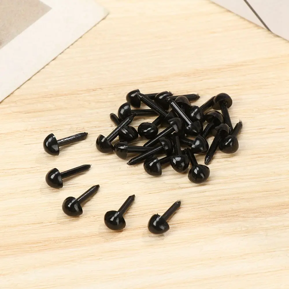 100pcs/bag DIY Doll Animals Black Mini Safety Triangle Noses 4.5X5.5MM Plush Doll Eyes Stuffed Doll Eyes