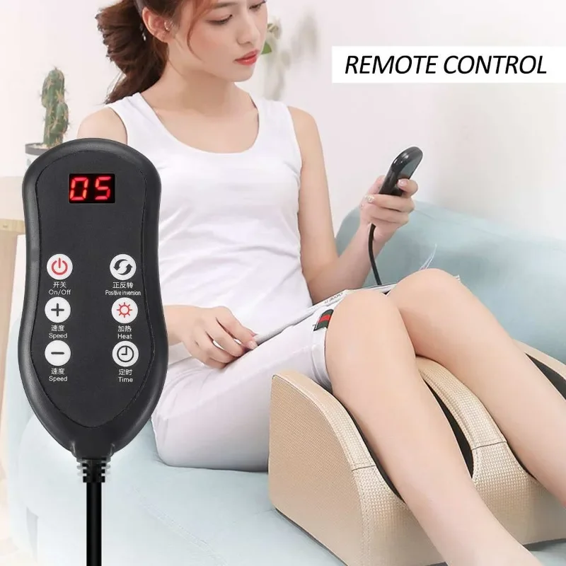 

Electric Foot Massager Heating Therapy Hot Compression Shiatsu Kneading Roller Muscle Relaxation Pain Relief Foot Spa Machine