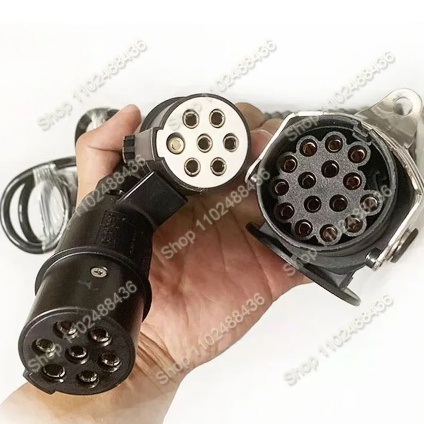 

Cables Connection Wires Spare Parts For Volvo Trucks 15 Core Connector Assembly ABS 2 in 1 Cables Connection Wires 7pin 15pin