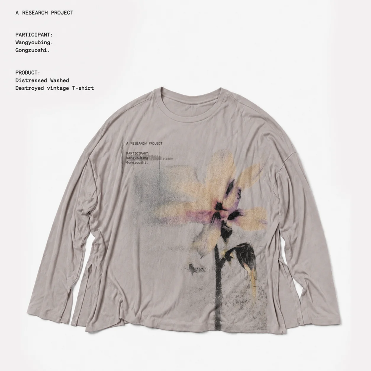 Vintage Fashion Looks - Camiseta de Manga Larga con Efecto