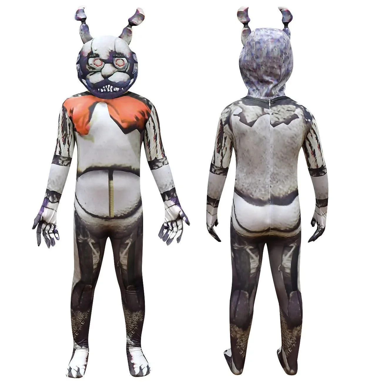 Anime Cartoon Bonnie Bear Costume Game FNAF Foxy Chica Freddy Fazbear Cosplay Costume Fancy Nightmare Scary Costume For Kids