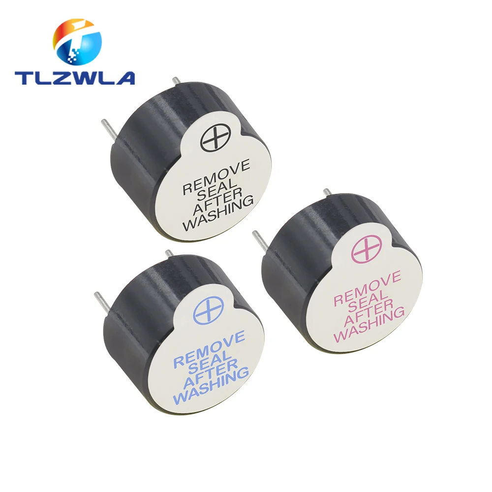 10PCS Active Buzzer 12*7.5mm 3V 5V 12V 12075 Integrated DC Long Sound Electromagnetic High Temperature Resistance