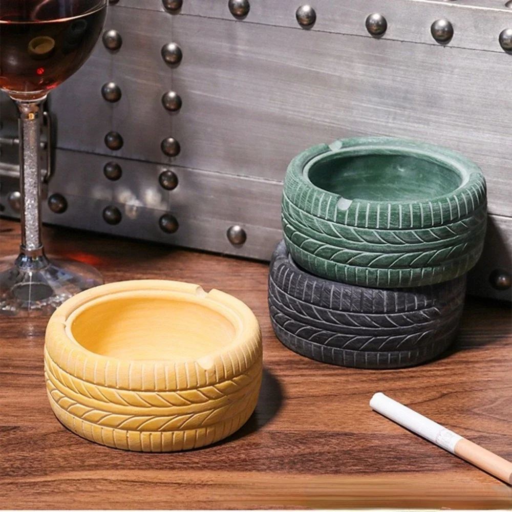 New American Retro Personality Trend Tire Ashtray Creative Home Bar Nordic Ins Decoration Ornament