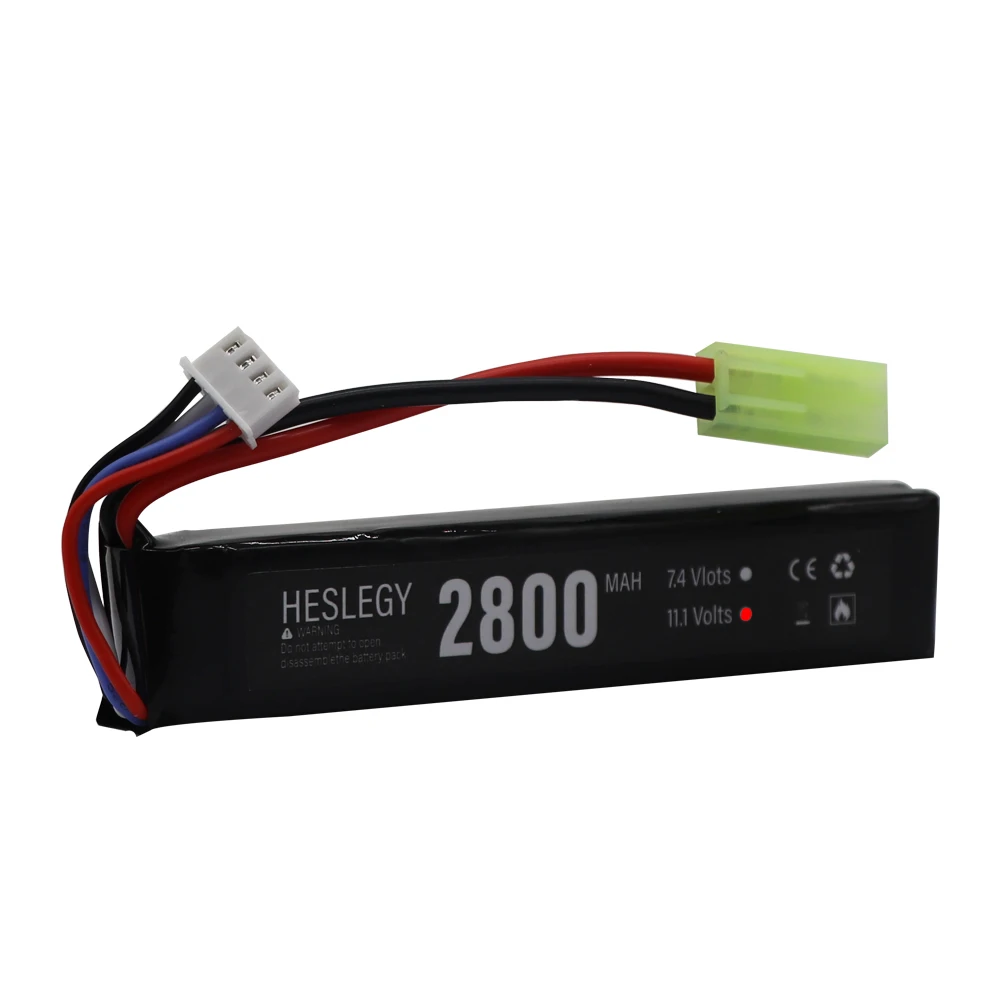 Ulepsz 2800mAh pistolety na wodę 11.1V bateria Lipo 3S do pistoletów pneumatycznych AKKU Mini Airsoft BB części do zdalnego sterowania wtyczek 11.1V T