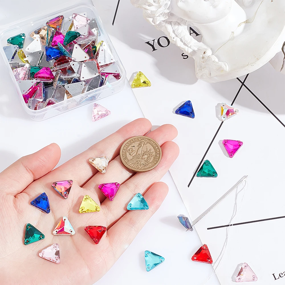 100 Pezzi di Strass Triangolar - Sew On Rhinestone recensione e prezzo