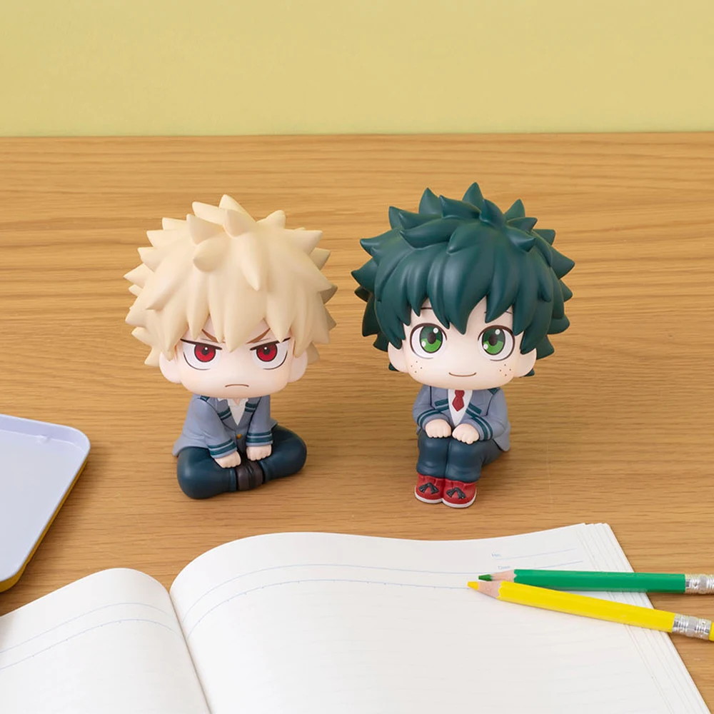 Фигурка аниме MHA, милая фигурка Midoriya Izuku, фигурка Бакуго Кацуки, фигурка, мини-милая игрушка, коллекционная кукла, подарки