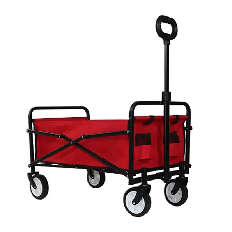 

Hot Sale Outdoor Camper Camping Trolley Foldable Folding Portable Trolley Folding Cart