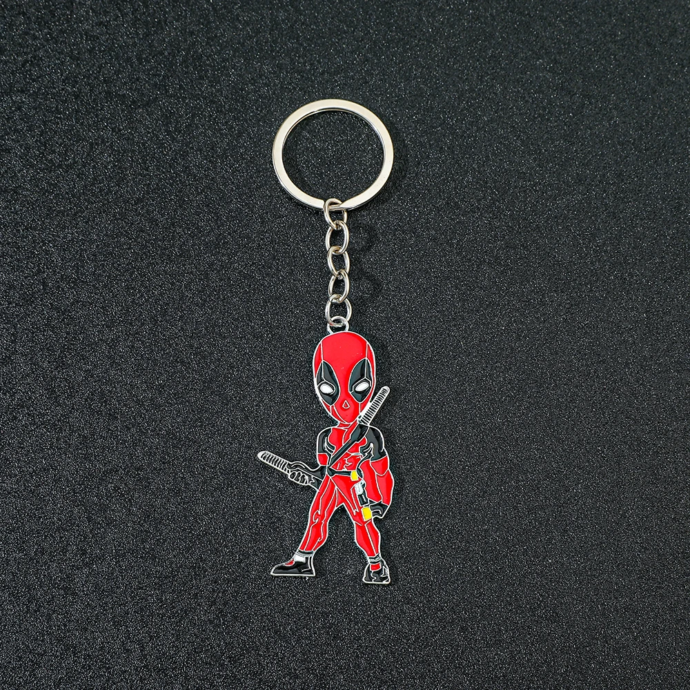 أعجوبة deadpoo شخصيات أنيمي المفاتيح أزياء ظهره lavero زوجين هدية عيد ميلاد تحصيل