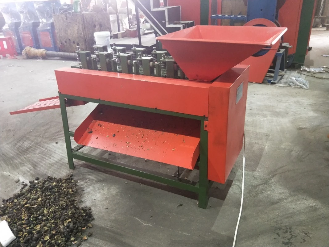 Macadamia Noten Soft Sheller Peeling Machine Macadamia Groene Verwijdermachine