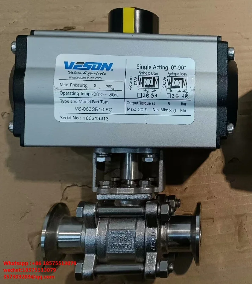 

For VESON VS063SR10-FC Pneumatic Actuator, Production Line Adjustment USED 1 Piece