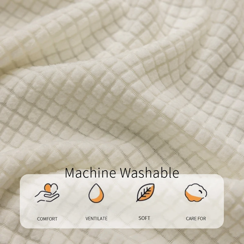 غطاء مكيف الهواء المثبت على الحائط من قماش الجاكار المرن، سهل التنظيف ومتين، تغطية كاملة لجميع وحدات التيار المتردد، غطاء ملمس ناعم