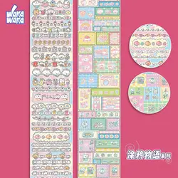 Wakawaka Kawaii Tier Deko Masking Tape Scrap booking Briefpapier Kleber dekorative Bänder