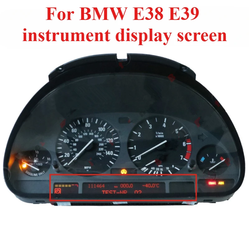 

For BMW E38/E39/E53 LCD Display BMW LCD Instrument Display Screen Pixel Missing or Broken Characters Auto Parts 1pcs