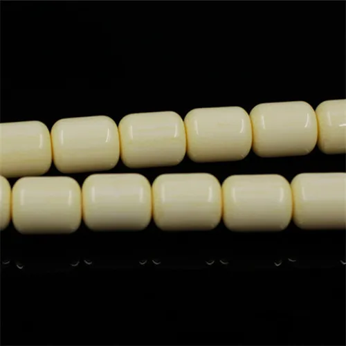 6-17MM Ivory Gems Honey Cylinder Resin Beeswax Trendy Abacus Spacer Loose Beads DIY Jewelry Making Necklace Bracelet Crimp