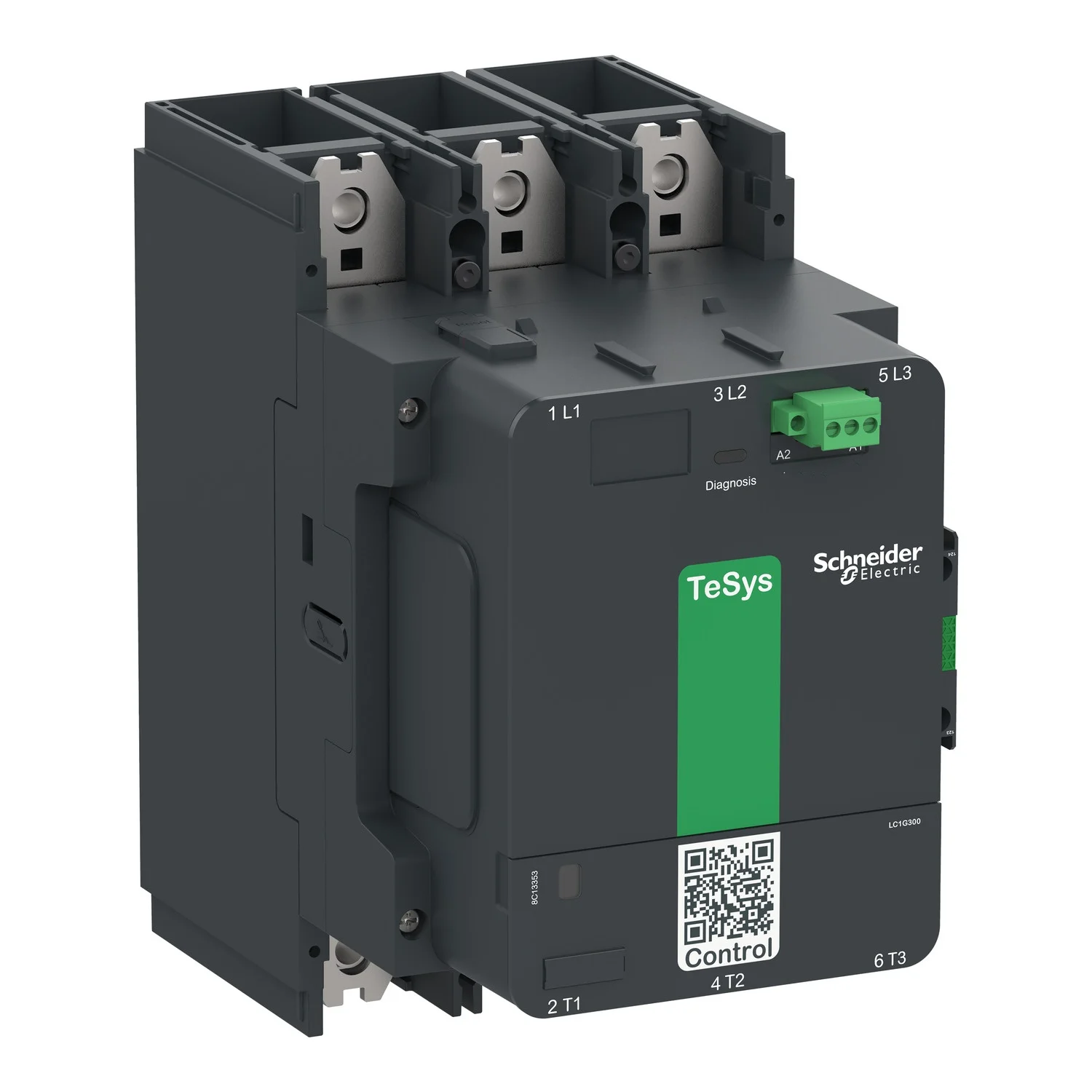 

LC1G410LSEC Contactor TeSysG 410A 3P 200-500V AC-DC