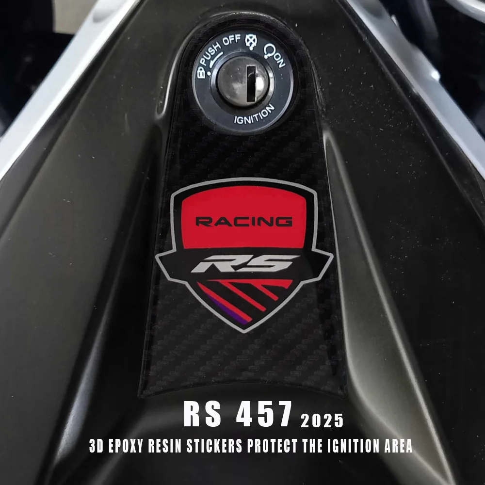 

For RS 457 RS457 Motorcycle 3D Sticker Protective Ignition Area Switch Accessories 2025