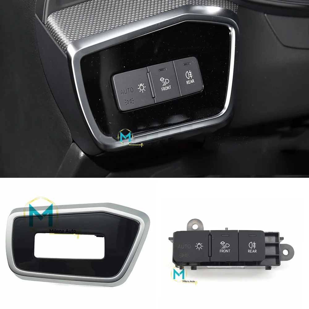 4K1941501 For Audi A6C8 Car Head light Control Switch Headlight Button Lamp Switch 4K1 941 501 4KD 857 966 82V