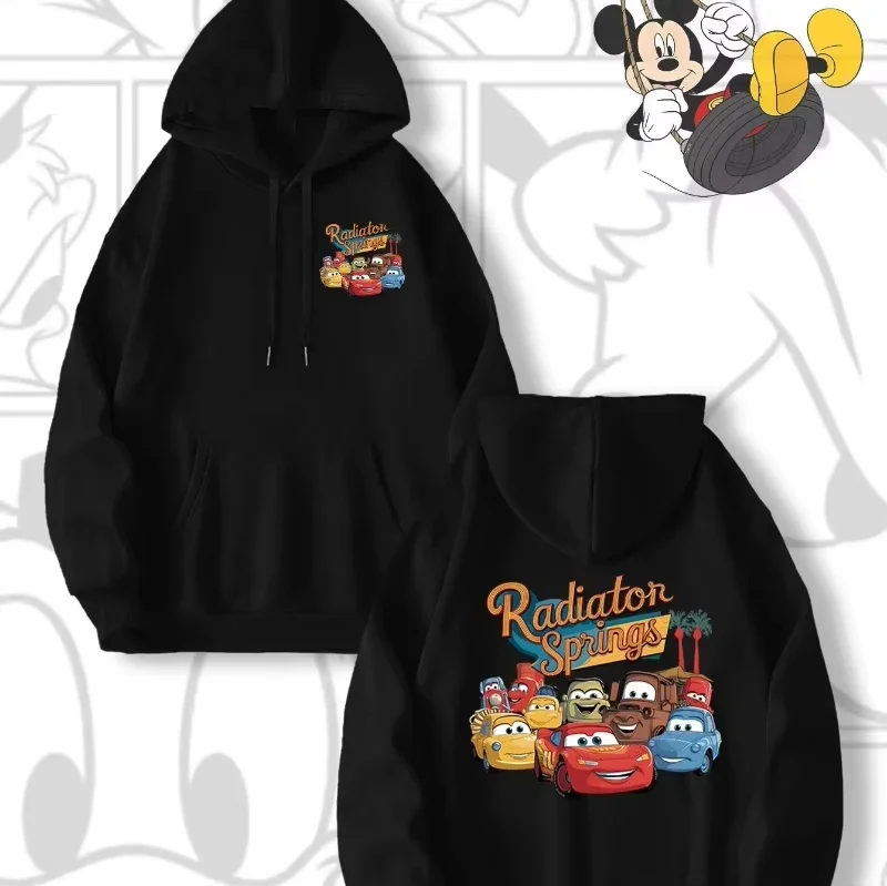 

Disney Cars Printed Men's Sweatshirt, Autumn and Winter Warm Hoodie, Fashionable Trendy Men's Clothing, Hot-selling Menswear