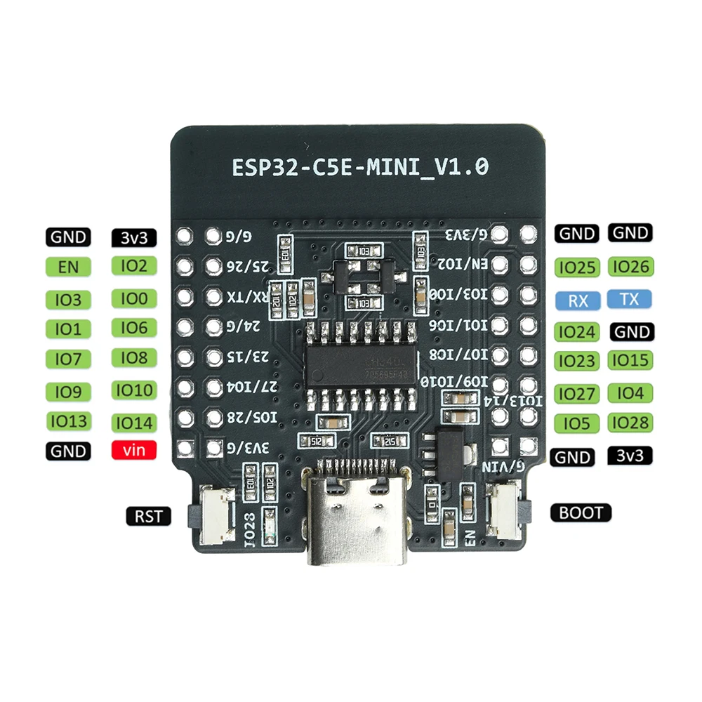 ESP32-C5-N16R8 MINI Development Board WiFi 6 Bluetooth BLE IoT Board with Dual Band and High Speed RISC-V Core for Smart Home Ga