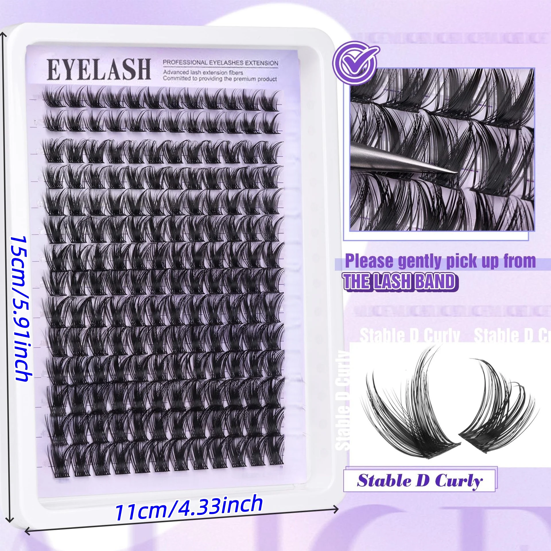 Cils artificiels 3D effet natu - Anime Cosplay Lashes avis et prix