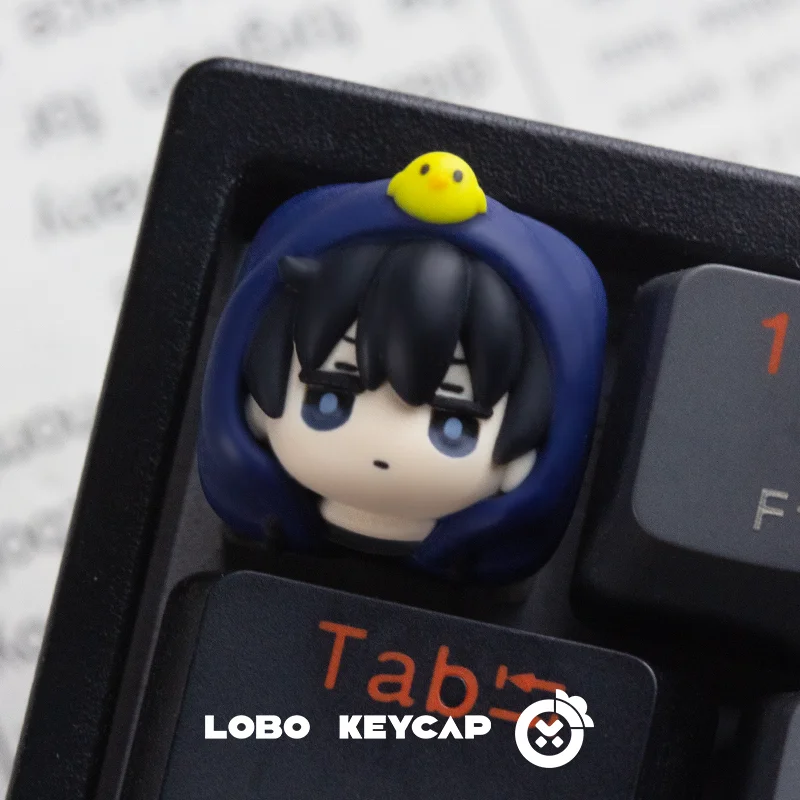 Lobo Keycap Tomb Raider'S Notes Kylin Zhang Wuye Anime Q نسخة شخصية البضائع Esc استبدال لوحة المفاتيح ملحق Keycap