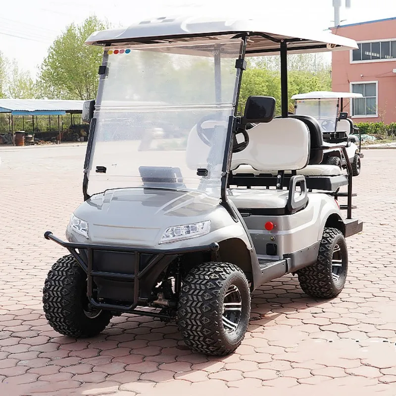 Hot Sale Off Road Street Legal 60V 72V Lithium Battery Karts Car Buggy 4 6 Seater Electric Golf Cart