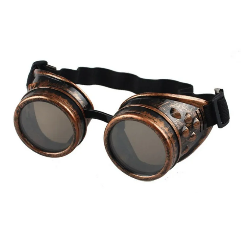 Sunglasses Fashion Steampunk Glasses Round Oversized Goggles Welding Punk Glasses Cosplay Brand Designer Colors Lens Shades - view 5