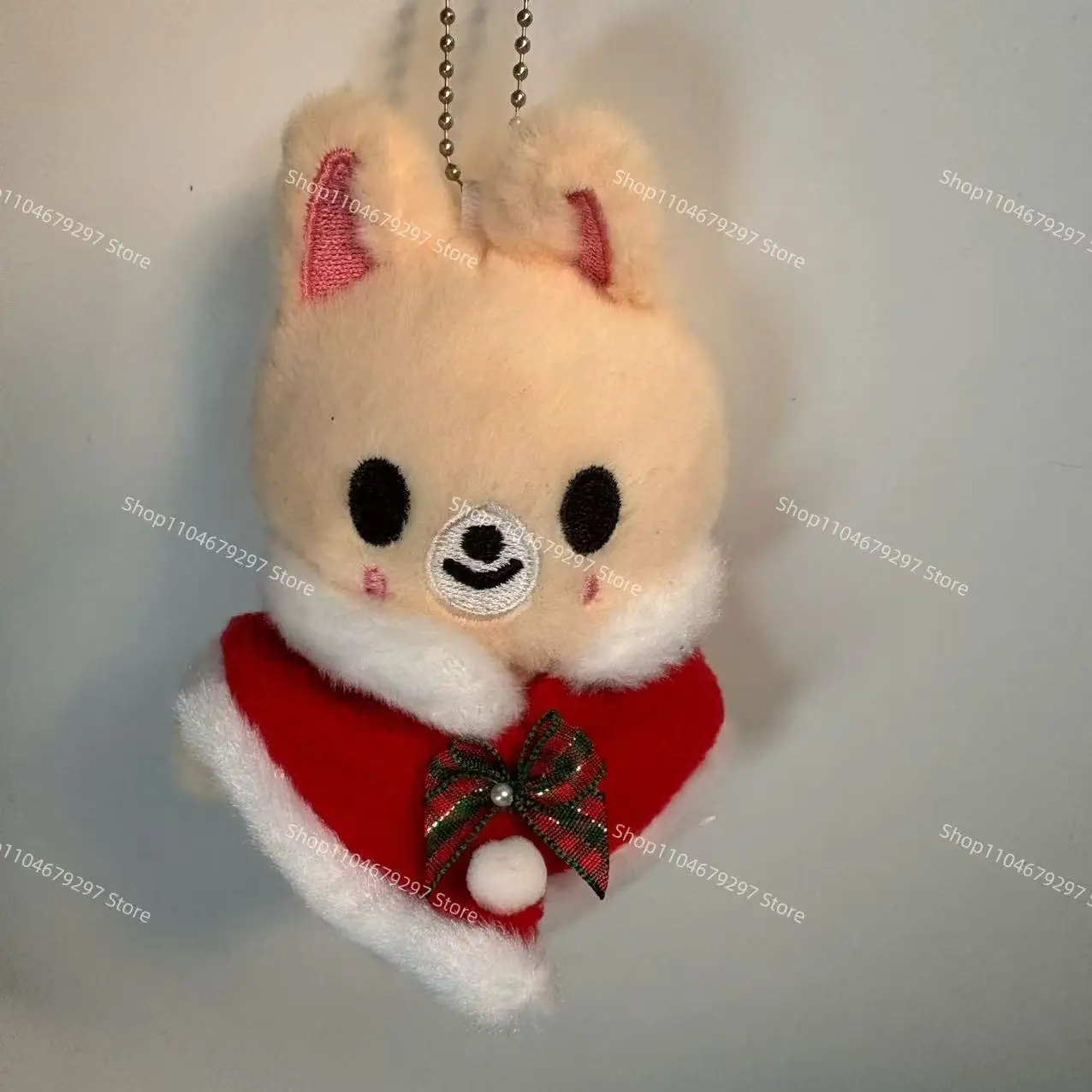 New SKZOO Stray Kids Keychain Christmas English Cloak Plush Animal Doll Cute Santa Claus Cloak Children's Birthday Gift