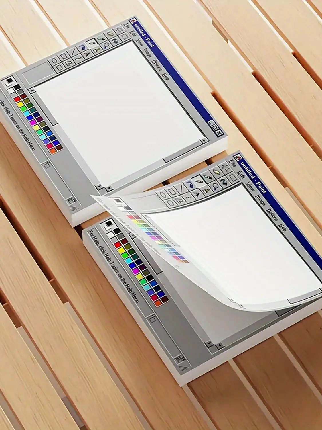 Haftnotizen, 3 Typ, 150 Blatt, Retro-Computer-Zeichenblock, quadratisches Design, perfekt für Künstler und Büro, ideal zum Erstellen – Detail 4