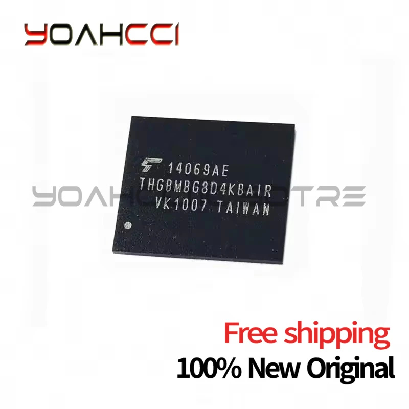 

(1-5piece)100% New Original THGBMBG8D4KBAIR 32GB BGA EMMC THGBMBG8D4KBA1R Free shipping