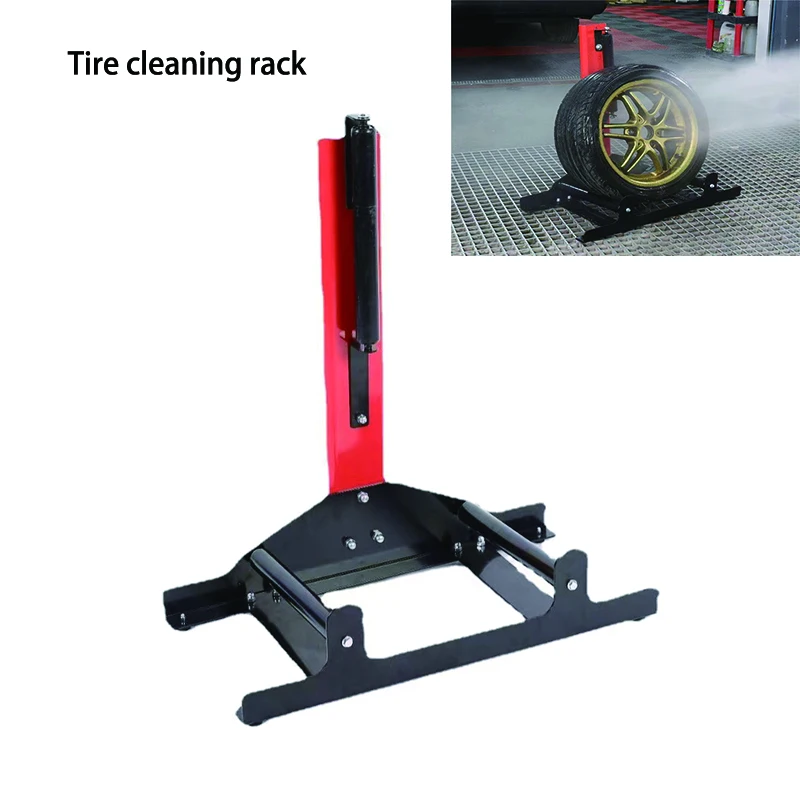 

Motorcycle Car Tire Cleaning And Placement Rack Car Tire Maintenance Bracket Car Beauty Tool Tire Cleaning Rack