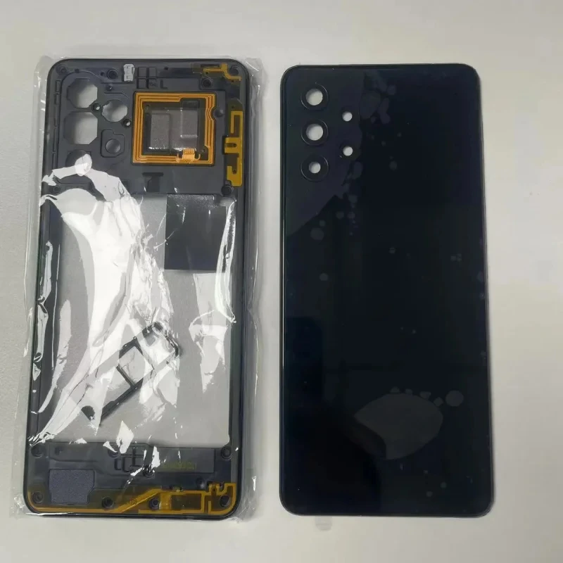 Full housing case for Samsung Galaxy A32 4G A325 middle frame cover battery back cover rear  cover with camera lens replace image 3