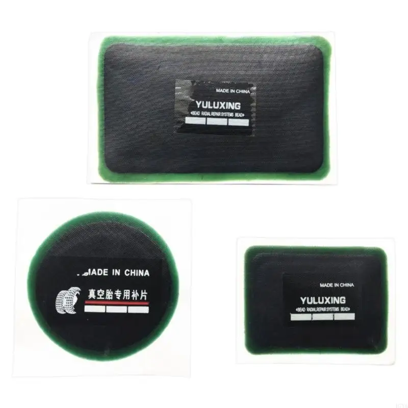 10Pcs Heavy Duty Tire Patches For Truck Car Motorcycle Scooters Bike Tubeless Tube Tire Repair With Rubber Material D7YA