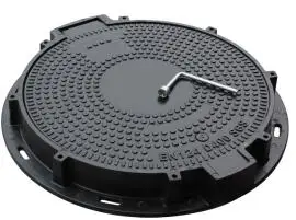 600mm Fiberglass GRP Composite Underground Drainage Inspection Chamber Lid and Frame Round Manhole Cover & Frame
