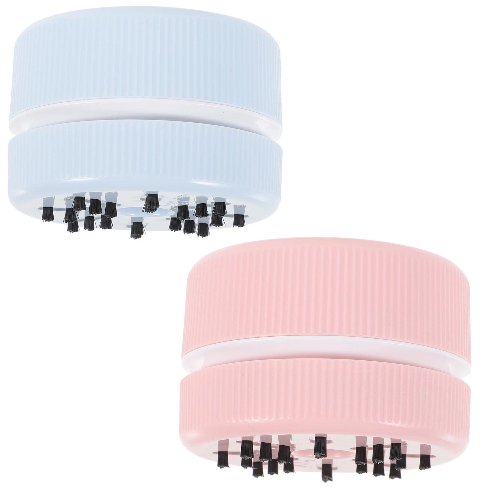 

2pcs Portable Handheld Vacuum Cleaner Mini Dust Collector Cordless Lightweight Strong Suction For Sofa Keyboard Desktop Car