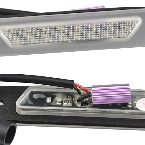 2Pcs Error‑Free LED License Plate Light for Ducato Boxer Jumper 1994‑2002