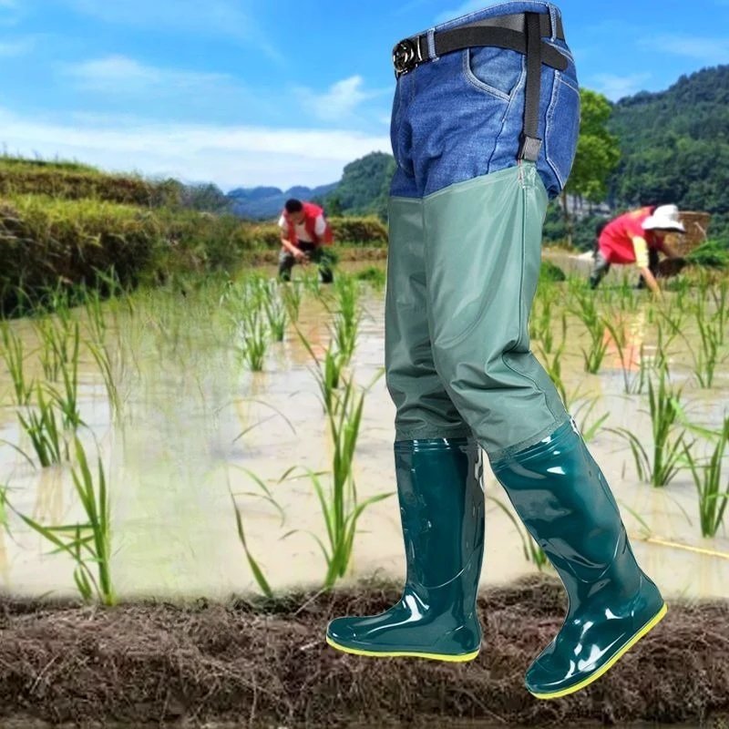 bottes-impermeables-unisexes-au-dessus-du-genou-chaussures-de-peche-bottes-de-chasse-bottes-de-pluie-hautes-chaussures-de-travail