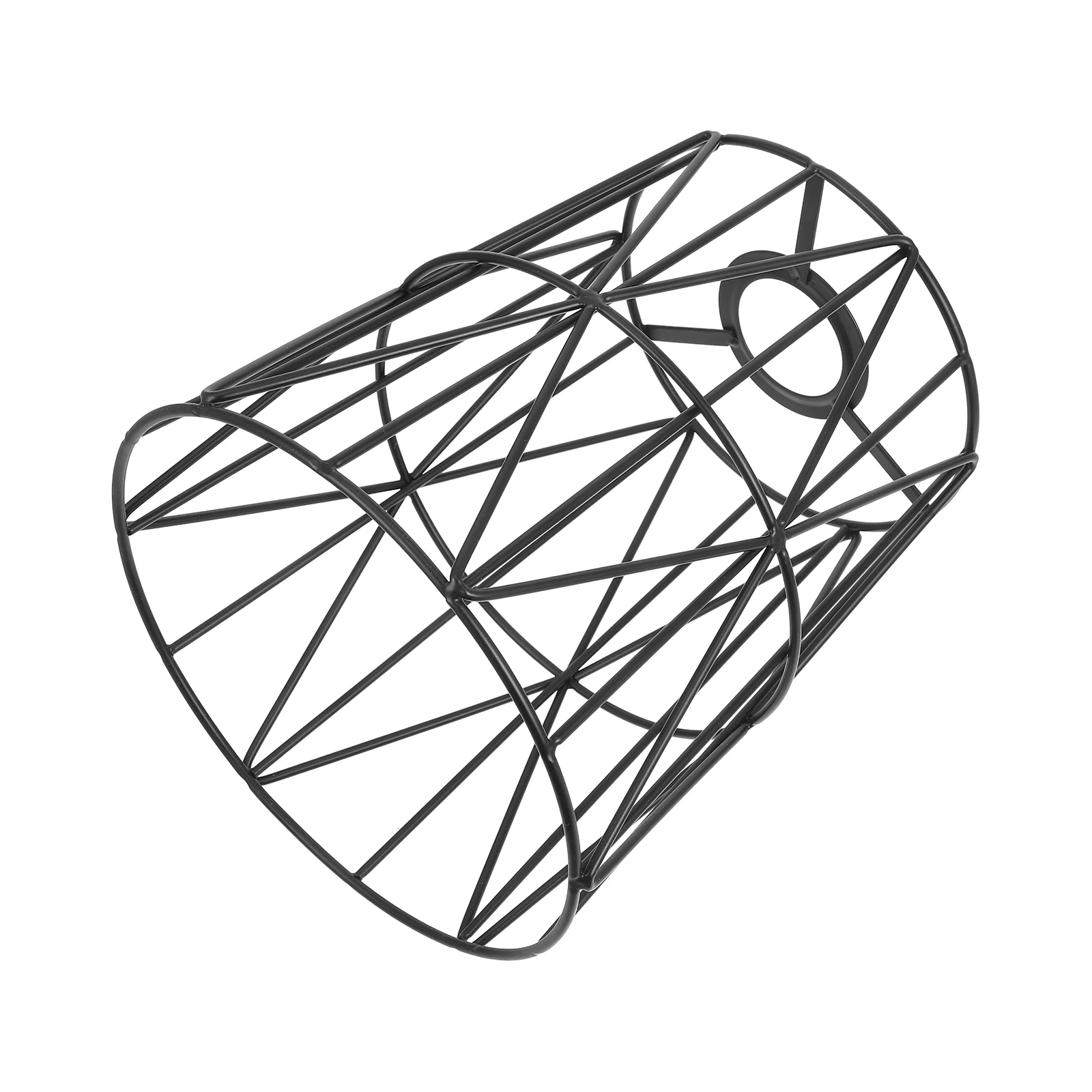 

Lampshade Iron Wire Cage DIY Kit Light Covers Replacement Metal Shade Pendant Lamp Shades Reusable Hanging