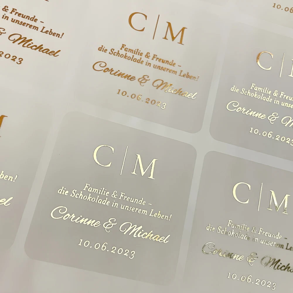 100 Sheets Personalized Weddin - Personalised Candle Label ulasan dan harga