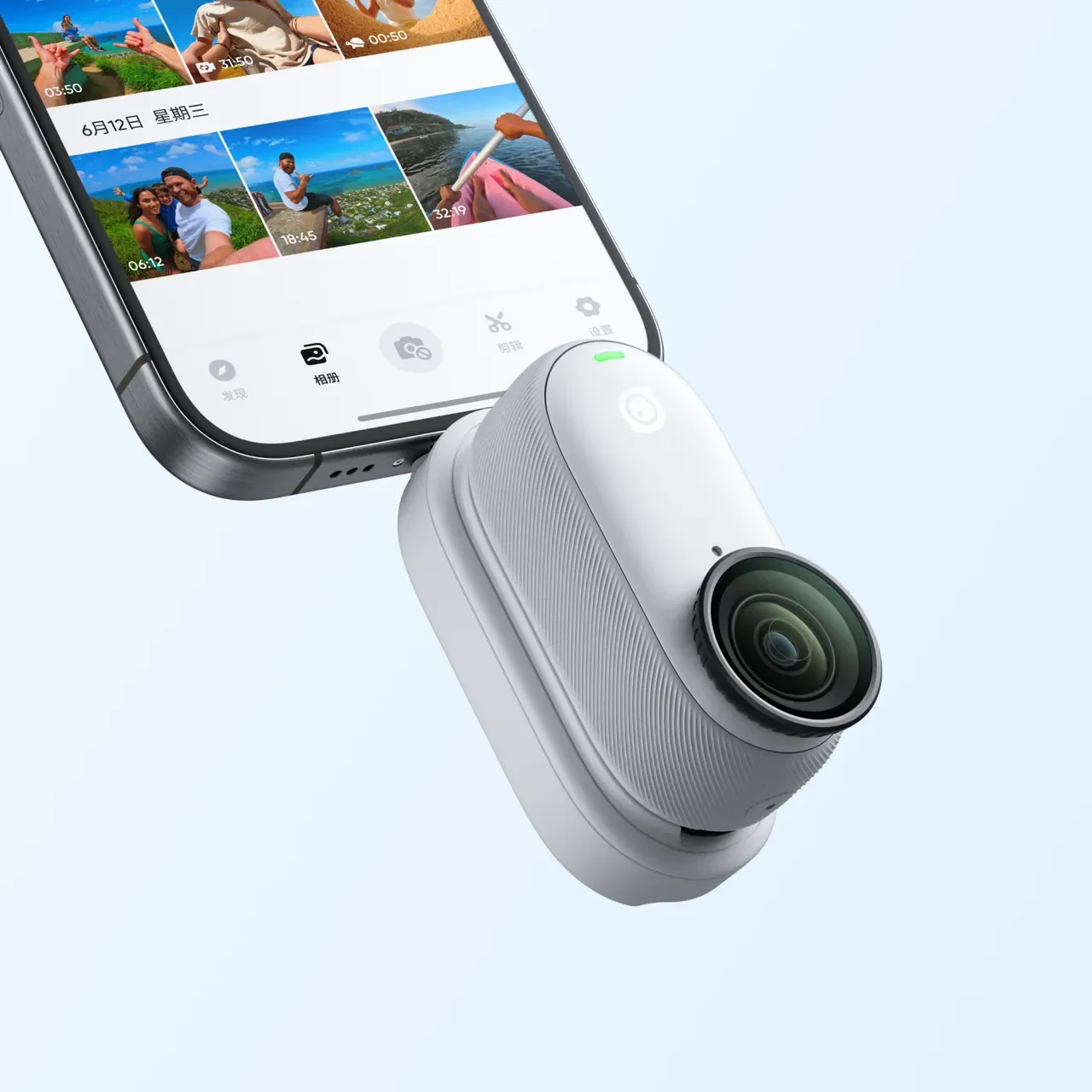 Official & Original Insta360 GO 3/GO 3S Quick Reader,Quickly transfer your files to an external SD card anytime,anywhere,no WiFi