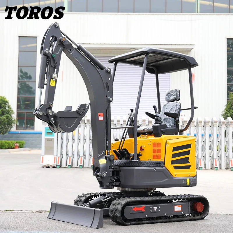 EPA certification 1.8 Ton Mini Excavator Hydraulic Mini Excavator Small Construction Excavator